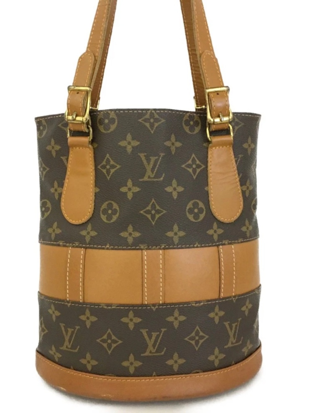 RARE Vintage Louis Vuitton French Co. Monogram Marais Bucket Bag